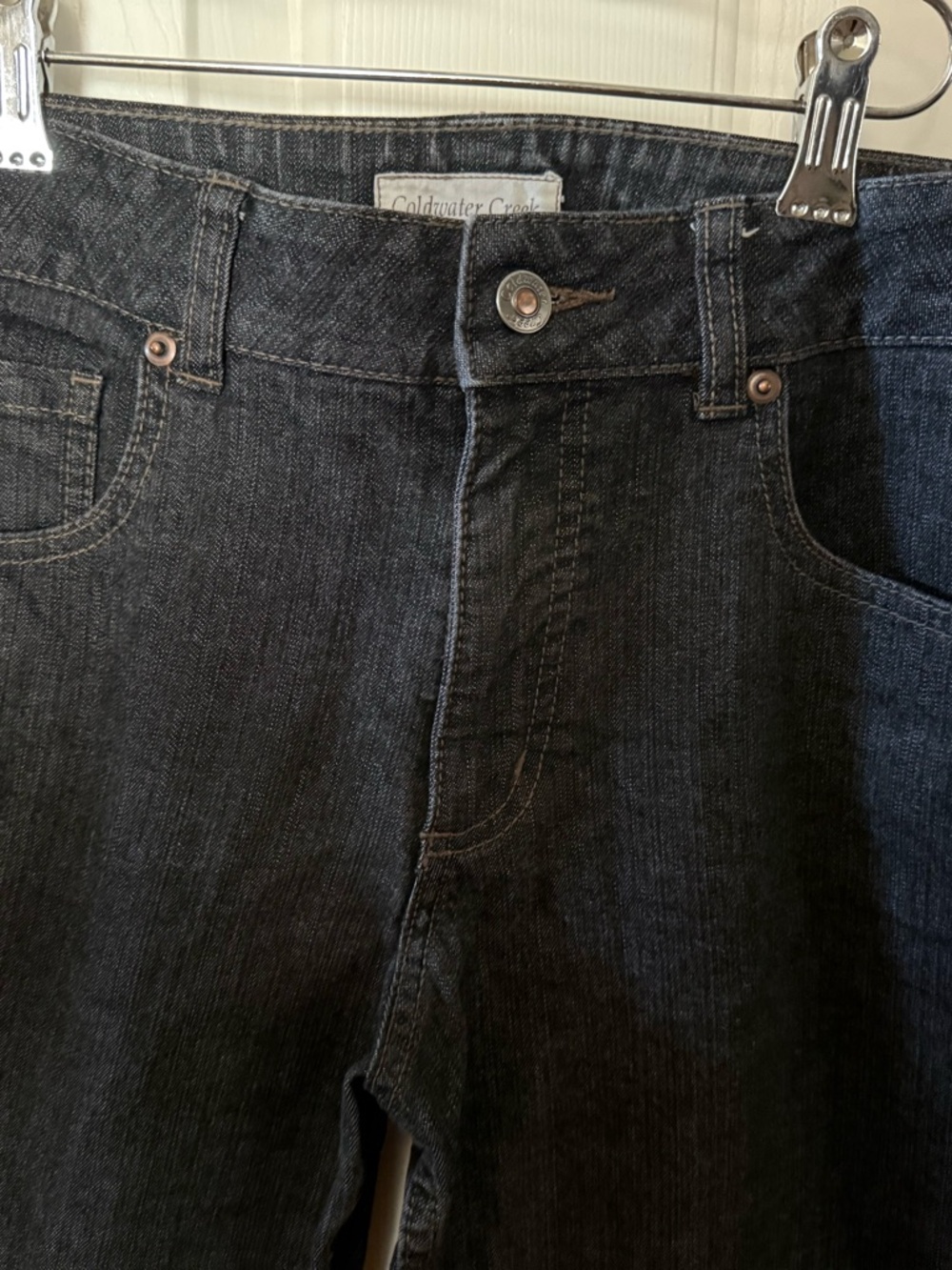 Coldwater Creek Women’s Dark Wash Black Jeans P14